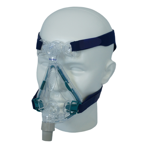 Resmed Mirage Quattro Full Face Maske Vorderansicht 01