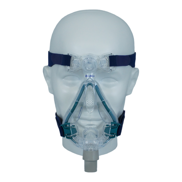 Resmed Mirage Quattro Full Face Maske Vorderansicht 02