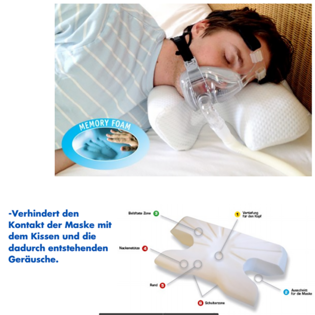 Somnipax CPAP-Kissen mit Kopf