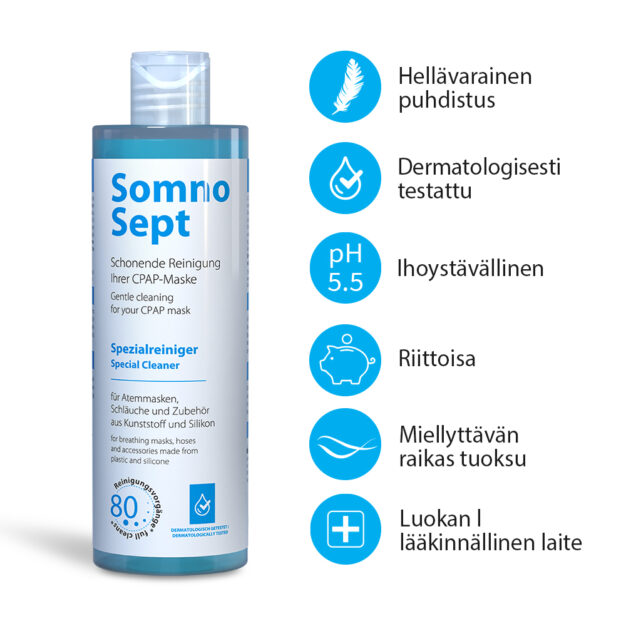 SomnoSept CPAP-puhdistusaine 08