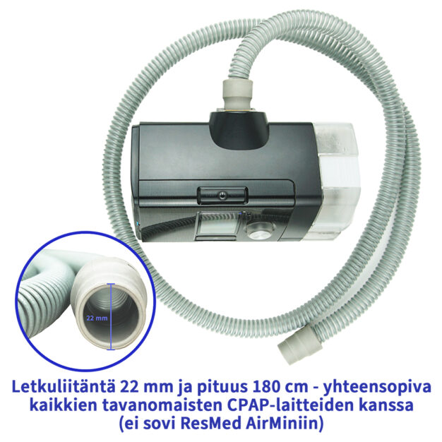 oxyhero CPAP-letkusetti kondenssiveden ehkaisyyn 08