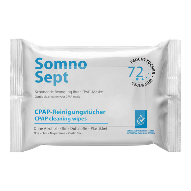 SomnoSept CPAP-puhdistuspyyhkeet 1