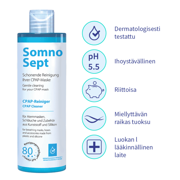 SomnoSept CPAP-puhdistusaine 10