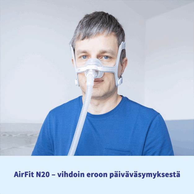 ResMed AirFit N20 CPAP Nasenmaske Frontansicht