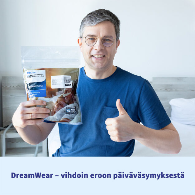 Philips Respironics Dreamwear CPAP nenämask 01