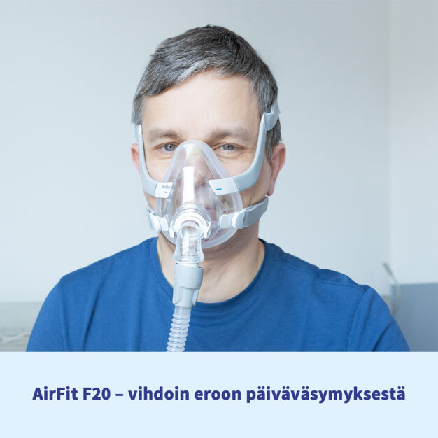 ResMed AirFit F20 CPAP Full Face Maske Frontansicht_02
