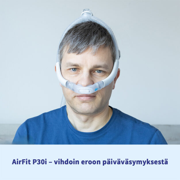 ResMed AirFit P30i Nasenpolstermaske Frontansicht nah