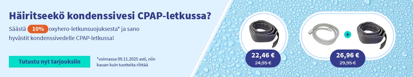 Alennus oxyhero-pehmusteesta 01