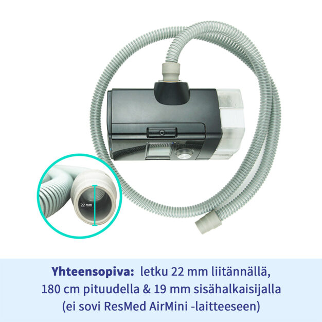 oxyhero CPAP-letkusetti kondenssiveden ehkaisyyn 07