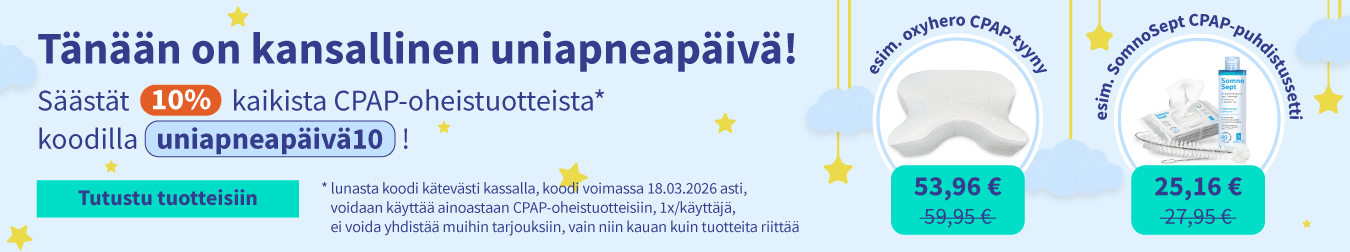 Alennusta CPAP-oheistuotteista 01