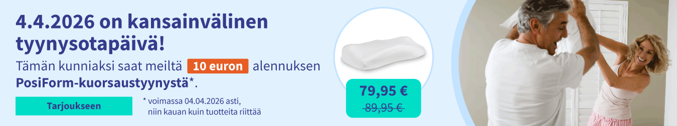 Alennuksen PosiForm-kuorsaustyynystä 01