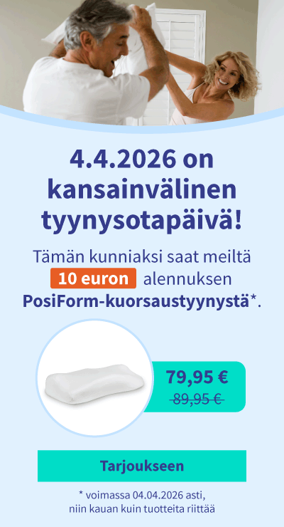 Alennuksen PosiForm-kuorsaustyynystä 05