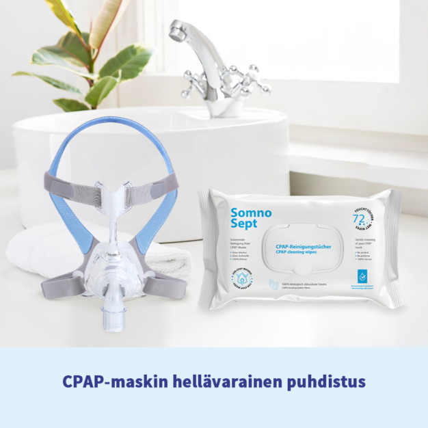 SomnoSept CPAP-puhdistuspyyhkeet 2p1