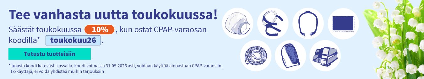 Alennus CPAP-varaosista 01