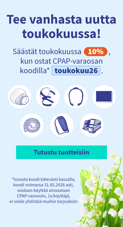 Alennus CPAP-varaosista 05