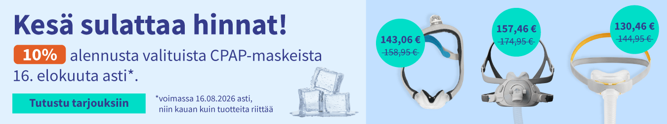 Alennusta valituista CPAP-maskeista 01