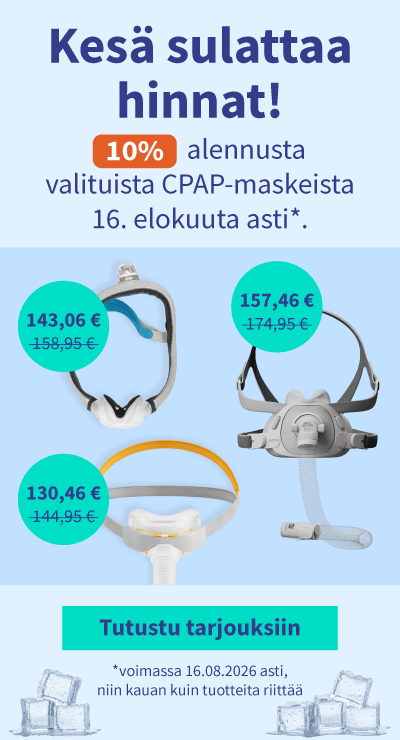 Alennusta valituista CPAP-maskeista 05