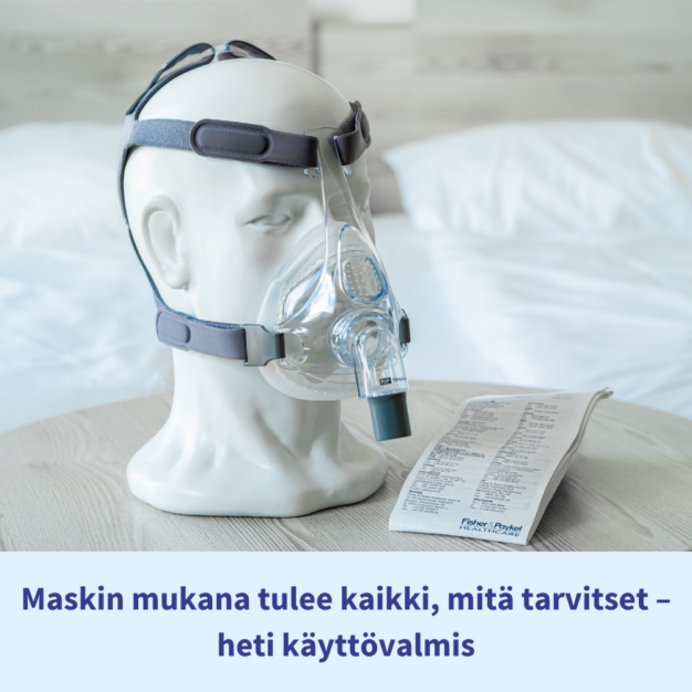 Fisher & Paykel Simplus CPAP-kokokasvomaski (1 pehmuste) IMG 5