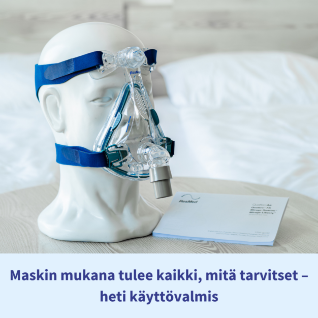 ResMed Mirage Quattro CPAP-kokokasvomaski IMG 5