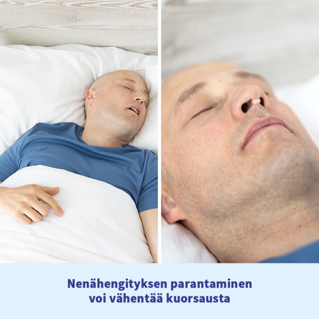 somnipax pure nenahengityksen parantaminen voi vahentaa kuorsausta