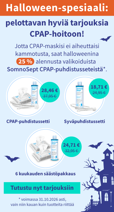 Alennus valikoiduista SomnoSept CPAP-puhdistusseteistä 05