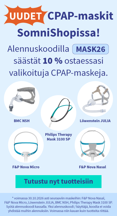 Alennus staessasi valikoituja CPAP-maskeja 03