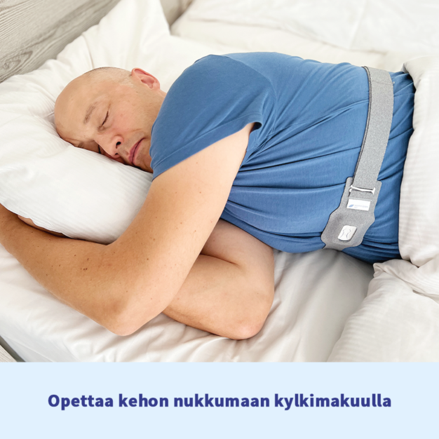 somnipax belt 2.0 - opettaa kehon nukkumaan kylkimakuulla